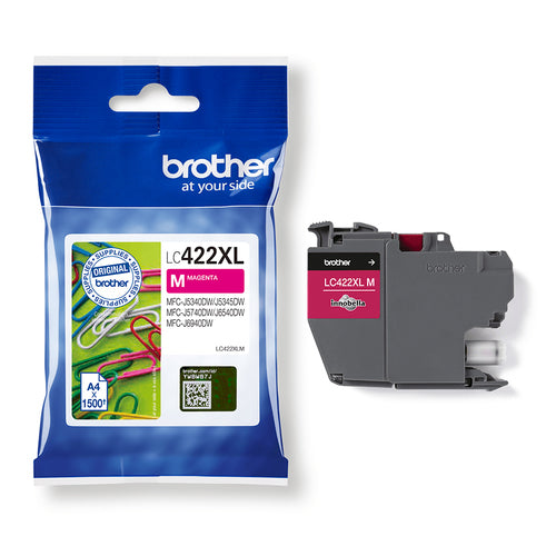 Brother LC-422XLM ink cartridge 1 pc(s) Original Magenta Brother LC-422XLM ink cartridge 1 pc(s) Original Magenta